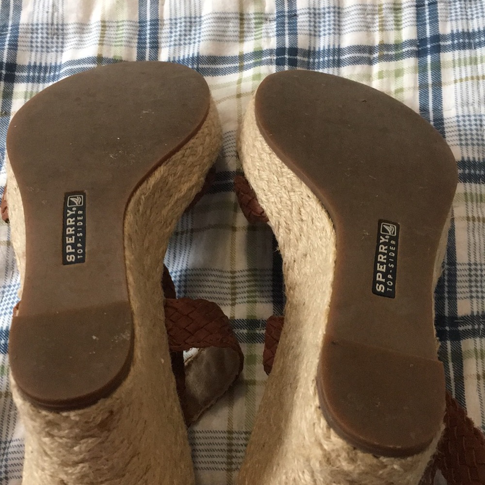 Sperry Leather Wedges Size 9 - Picture 3 of 8